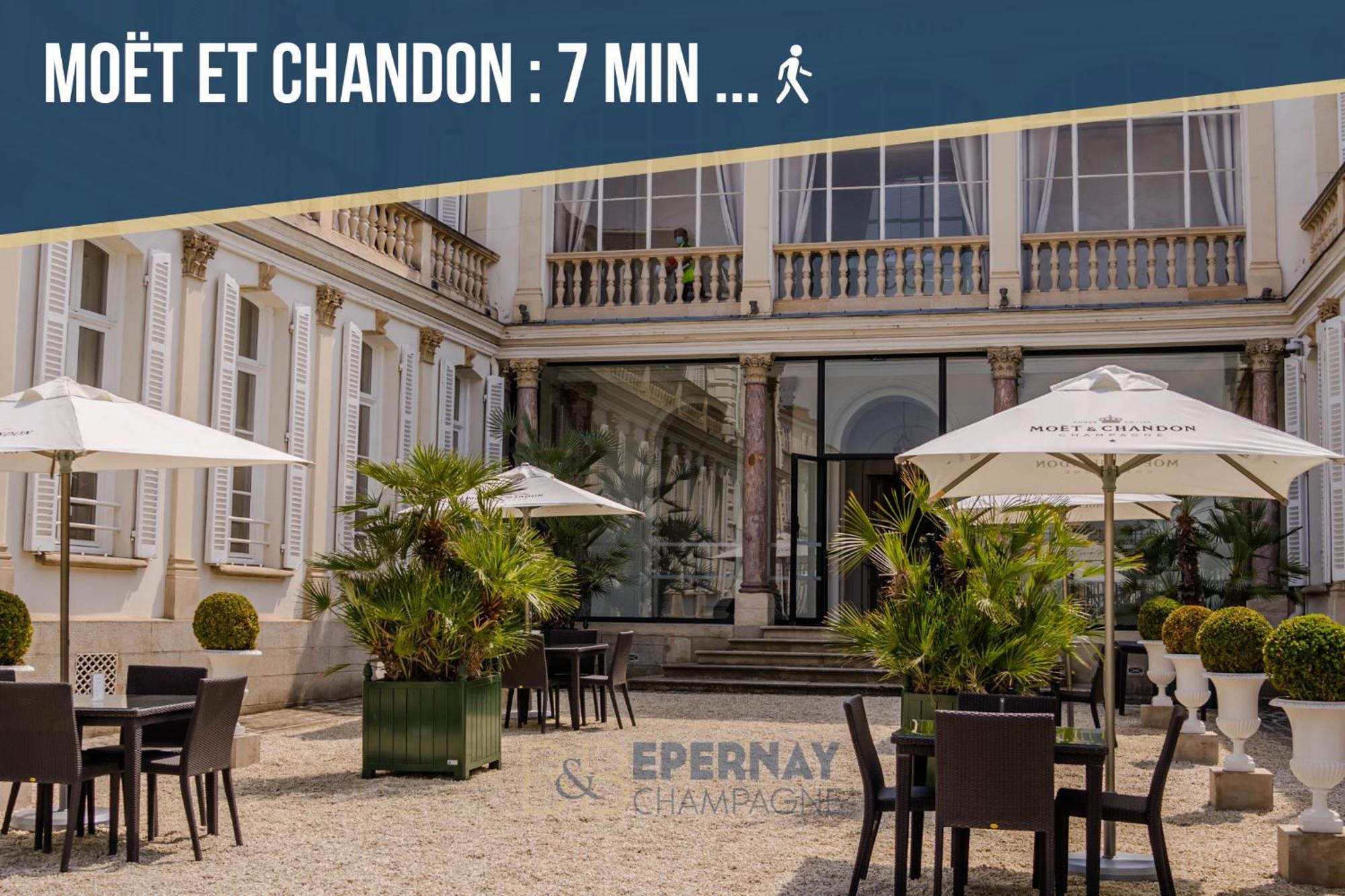 Studio 86 - Climatisation & Proche Centre-Ville- 2 Personnes - Bnb Épernay Exteriör bild